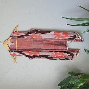Size S/M Vanity Southwest Sleeveless Vest Cardigan